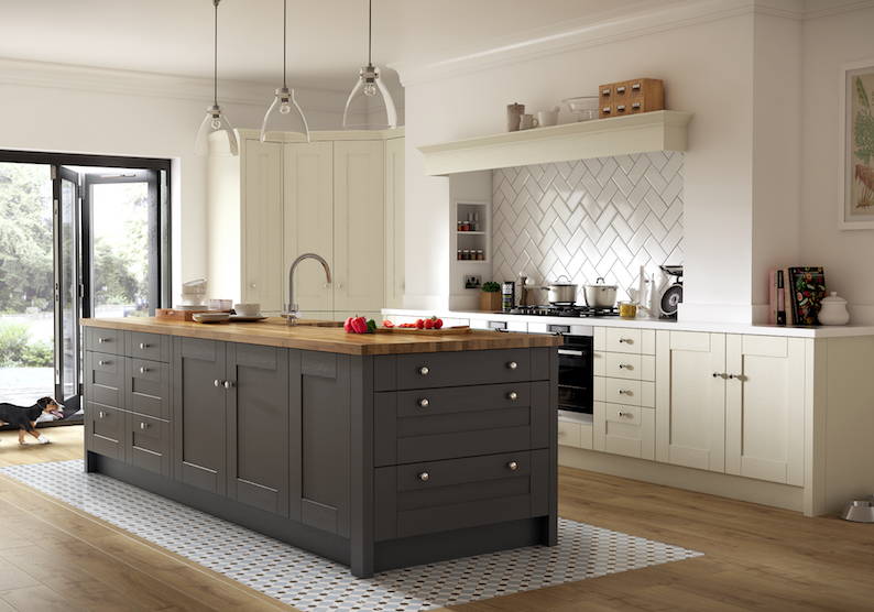 Sherwood Sage Green  Benchmarx Kitchens & Joinery