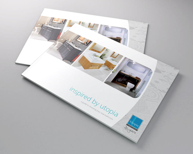 New Utopia  brochure  designed to reduce carbon footprint 