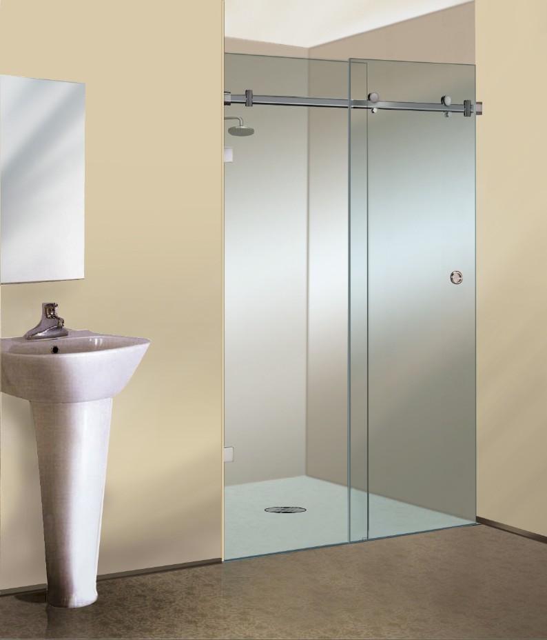 Crl S New Serenity Sliding Frameless Shower Door Appears To